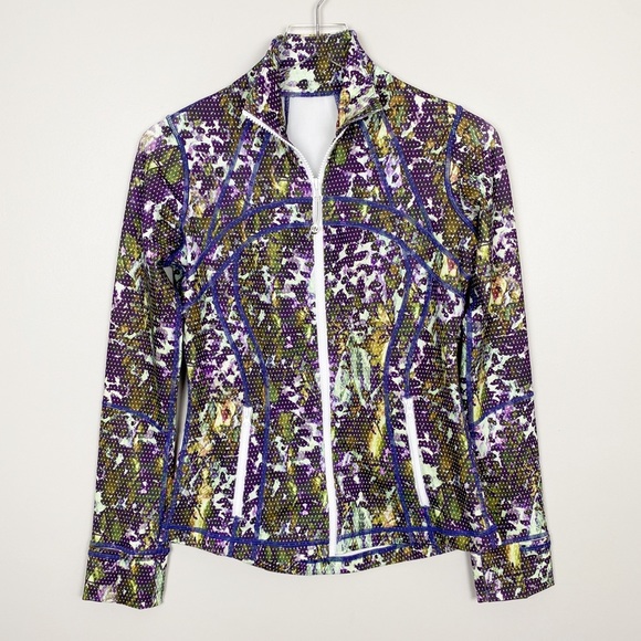 lululemon athletica Jackets & Blazers - LULULEMON Define Jacket 6 Floral Sport White Multi